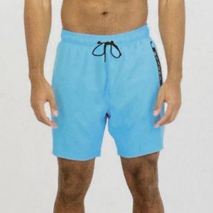 SPYDER Blue Swim Shorts Mens Sizes S M L XL 2XL Quick Dry UPF 30+ Boxer Lined